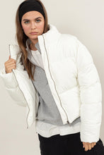 Load image into Gallery viewer, HYFVE Quilted Back Drawstring Puffer Jacket