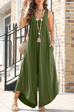 Load image into Gallery viewer, Pocketed Scoop Neck Wide Leg Jumpsuit