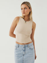 Load image into Gallery viewer, Round Neck Cropped Tank