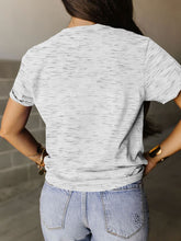 Load image into Gallery viewer, Full Size Letter Graphic Round Neck Short Sleeve T-Shirt