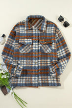 Load image into Gallery viewer, Plaid Button Up Long Sleeve Jacket