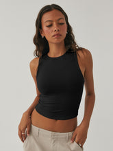 Load image into Gallery viewer, Round Neck Cropped Tank