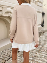 Load image into Gallery viewer, Devine Ruffle Hem Long Sleeve Mini Dress