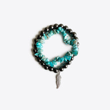 Load image into Gallery viewer, Turquoise Alloy Bracelet