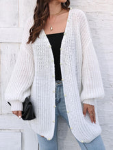 Load image into Gallery viewer, Open Front Long Sleeve Cardigan