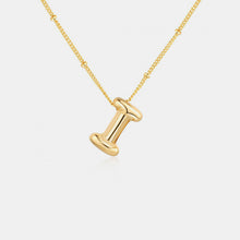 Load image into Gallery viewer, Gold-Plated Letter Pendant Necklace