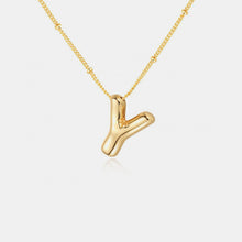 Load image into Gallery viewer, Gold-Plated Letter Pendant Necklace