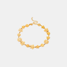 Load image into Gallery viewer, 18K Gold-Plated Flower Bracelet