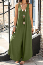 Load image into Gallery viewer, Pocketed Scoop Neck Wide Leg Jumpsuit