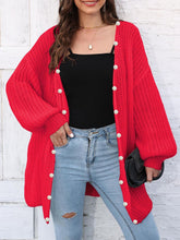 Load image into Gallery viewer, Open Front Long Sleeve Cardigan