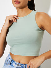 Load image into Gallery viewer, Round Neck Cropped Tank