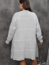 Load image into Gallery viewer, Plus Size Round Neck Long Sleeve Sweater Dress