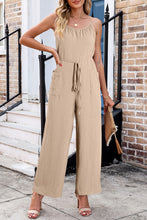 Load image into Gallery viewer, Scoop Neck Spaghetti Strap Jumpsuit