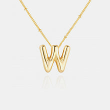 Load image into Gallery viewer, Gold-Plated Letter Pendant Necklace