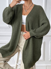 Load image into Gallery viewer, Open Front Long Sleeve Cardigan