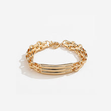 Load image into Gallery viewer, Gold-Plated Alloy Chain Bracelet