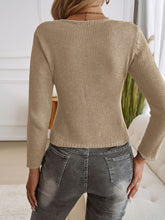 Load image into Gallery viewer, Devine Long Sleeve Cropped Cardigan