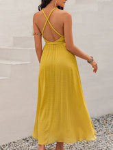 Load image into Gallery viewer, Swiss Dot Backless Sleeveless Maxi Dress