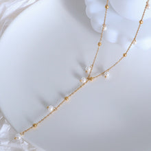 Load image into Gallery viewer, 18K Gold-Plated Pearl Drop Necklace