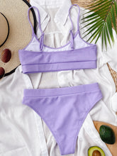 Load image into Gallery viewer, Scoop Neck Spaghetti Strap Two-Piece Swim Set