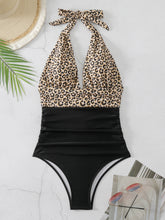 Load image into Gallery viewer, Halter Neck One-Piece Swimwear