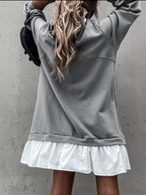 Load image into Gallery viewer, Devine Ruffle Hem Long Sleeve Mini Dress