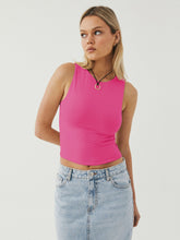 Load image into Gallery viewer, Round Neck Cropped Tank