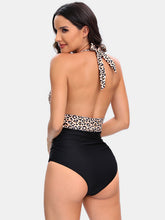 Load image into Gallery viewer, Halter Neck One-Piece Swimwear