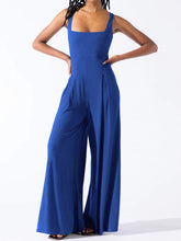 Load image into Gallery viewer, Square Neck Wide Strap Jumpsuit