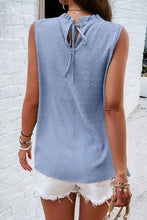 Load image into Gallery viewer, Swiss Dot Round Neck Tank