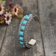 Load image into Gallery viewer, Alloy Inlaid Natural Stone Bracelet