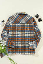 Load image into Gallery viewer, Plaid Button Up Long Sleeve Jacket