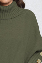 Load image into Gallery viewer, Turtleneck Long Sleeve Sweater