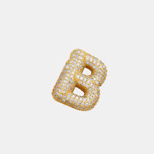 Load image into Gallery viewer, Gold-Plated Inlaid Zircon Letter Necklace