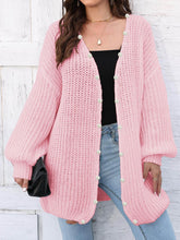 Load image into Gallery viewer, Open Front Long Sleeve Cardigan