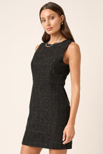 Load image into Gallery viewer, Mittoshop Tweed Sleeveless Mini Dress