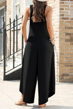 Load image into Gallery viewer, Pocketed Scoop Neck Wide Leg Jumpsuit