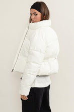 Load image into Gallery viewer, HYFVE Quilted Back Drawstring Puffer Jacket