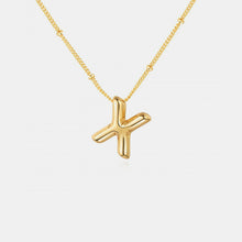 Load image into Gallery viewer, Gold-Plated Letter Pendant Necklace