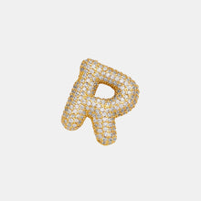 Load image into Gallery viewer, Gold-Plated Inlaid Zircon Letter Necklace