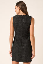 Load image into Gallery viewer, Mittoshop Tweed Sleeveless Mini Dress