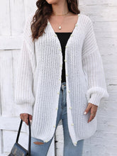 Load image into Gallery viewer, Open Front Long Sleeve Cardigan