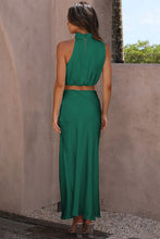 Load image into Gallery viewer, Cropped Turtle Neck Tank Top and Maxi Skirt Set