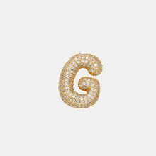 Load image into Gallery viewer, Gold-Plated Inlaid Zircon Letter Necklace