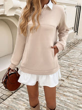 Load image into Gallery viewer, Devine Ruffle Hem Long Sleeve Mini Dress