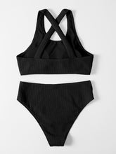 Load image into Gallery viewer, Crisscross Wide Strap Two-Piece Swim Set