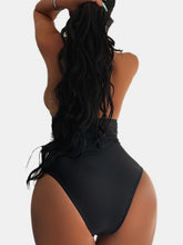 Load image into Gallery viewer, Sequin Spaghetti Strap One-Piece Swimwear