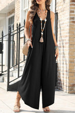 Load image into Gallery viewer, Pocketed Scoop Neck Wide Leg Jumpsuit