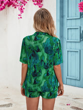 Load image into Gallery viewer, Printed Button Up Half Sleeve Top and Shorts Set