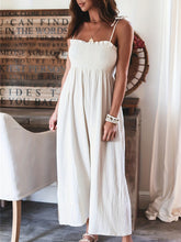 Load image into Gallery viewer, Full Size Smocked Spaghetti Strap Wide Leg Jumpsuit